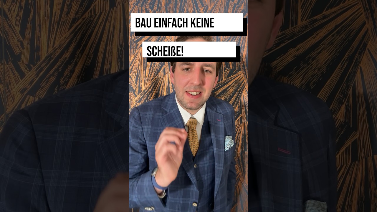 Bau keine Scheiße! 🚫 Klare Tipps von Christoph Fleischer