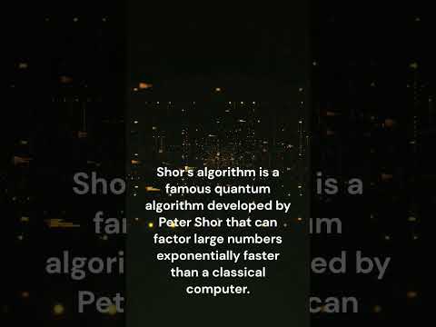 Shor's Algorithm: Quantum Computing Could Break Cryptography #ShorsAlgorithm#QuantumCryptography