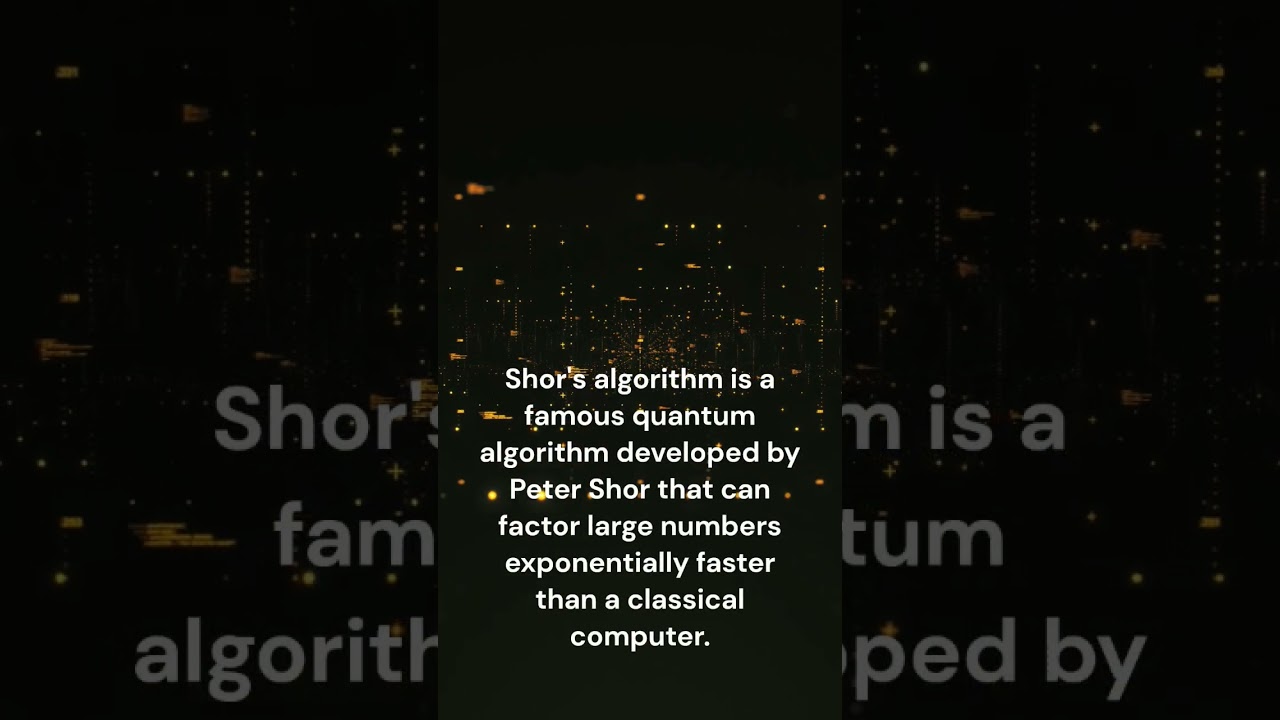 Shor's Algorithm: The Quantum Breakthrough That Threatens Modern Cryptography 🔓