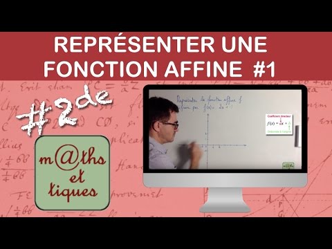 Représenter une fonction affine - Seconde