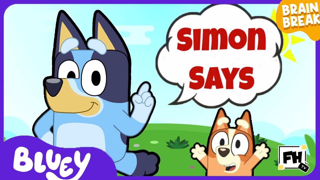 Bluey Simon Says Brain Break 🧠