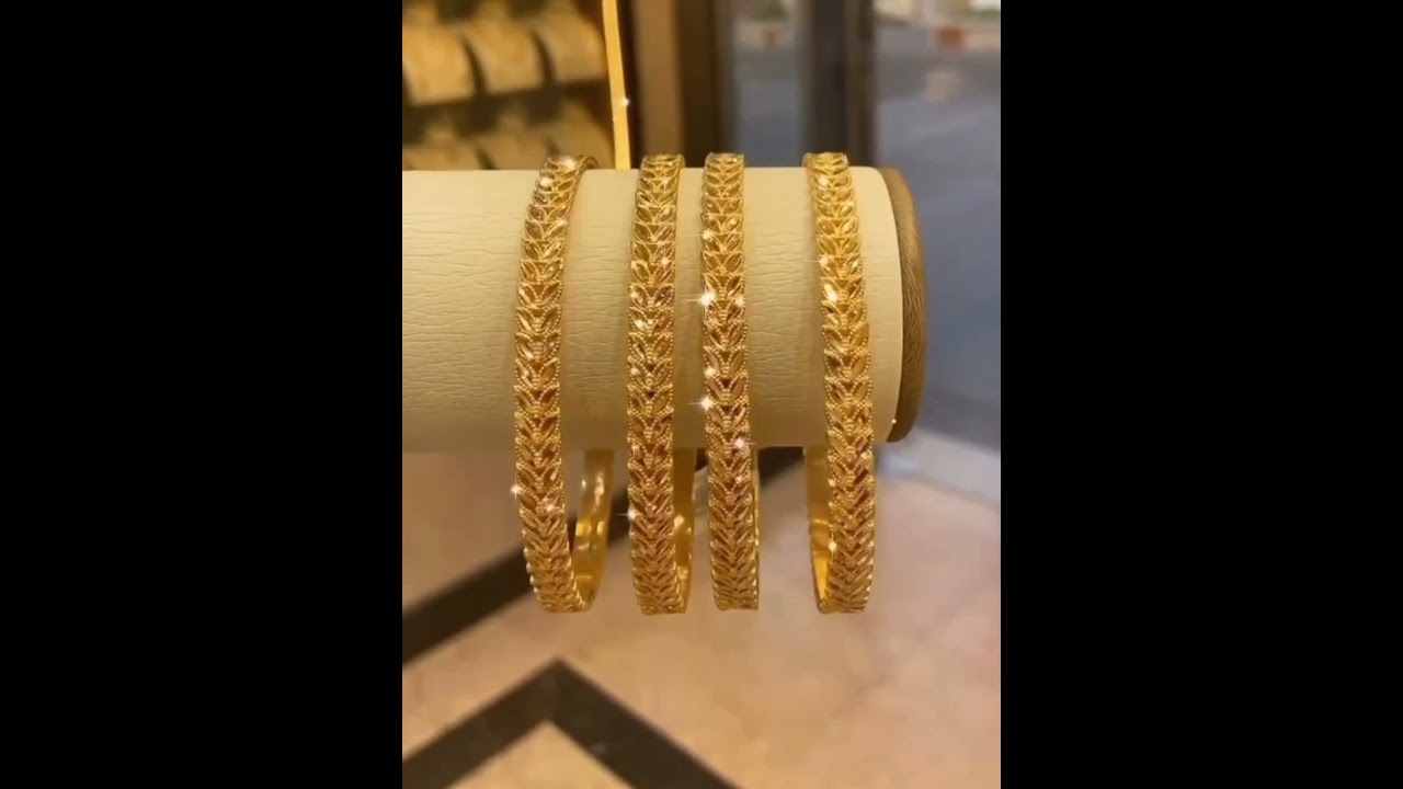 2025 Gold Bangle Designs for Ladies ✨