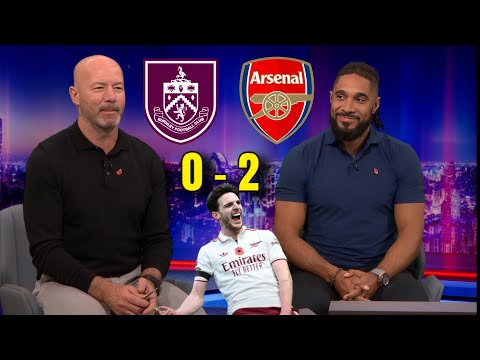 Alan Shearer Hails Arsenal After Impressive 2-0 Victory! MOTD