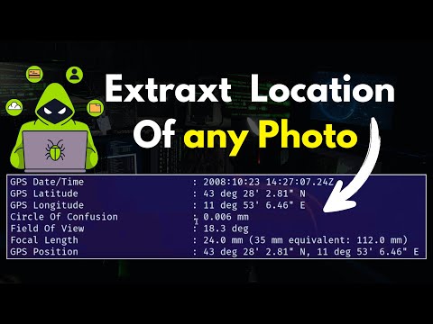 ExifTool Tutorial: Extract Photo Metadata, View📍Locations & 🔒Wipe Metadata (Step-by-Step) | Hindi