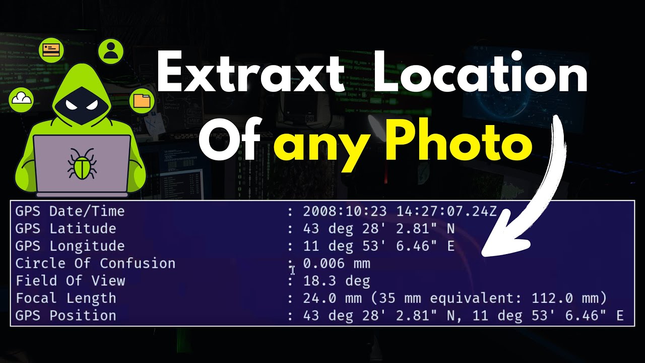 ExifTool Hindi Tutorial: Easily Extract, View📍Locations & Wipe Photo Metadata 🔒 Step-by-Step