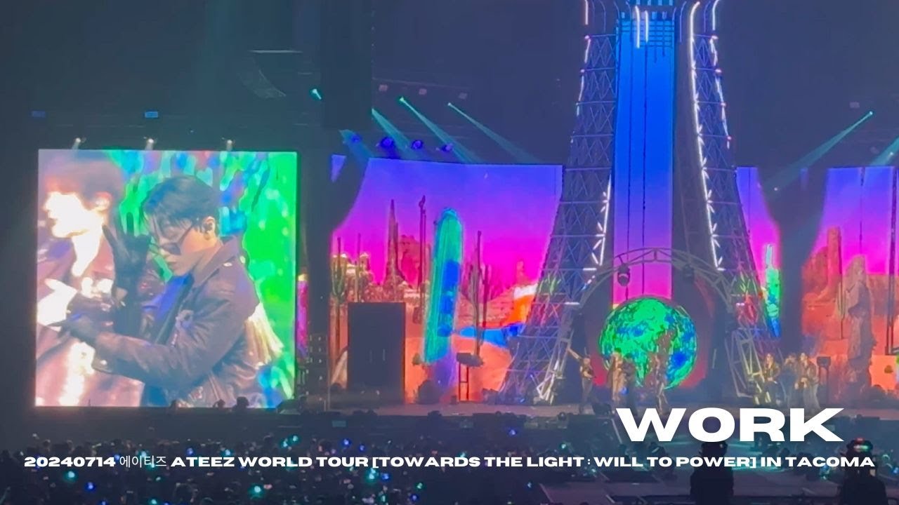 ATEEZ World Tour 'Towards The Light' in Tacoma 🎶