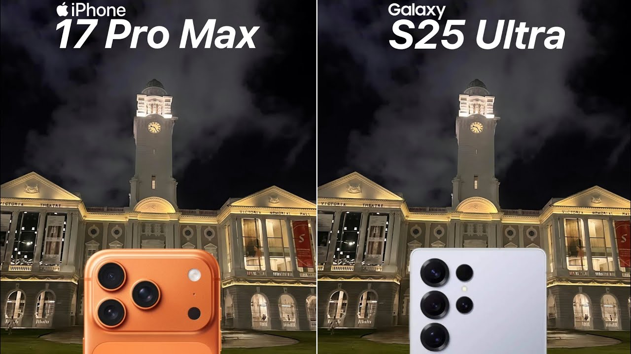 iPhone 17 Pro Max VS Samsung Galaxy S25 Ultra Camera Test Comparison