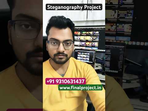 Steganography Project | Cryptography Project for final year #cryptographyproject