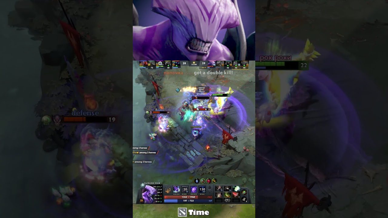 Faceless Void Epic Moment in Dota 2 ⏳