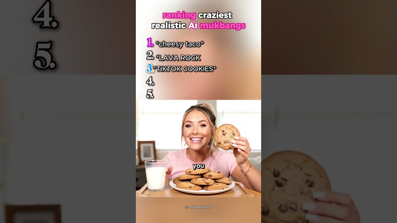 Top Realistic AI Mukbangs 🤖🍽️