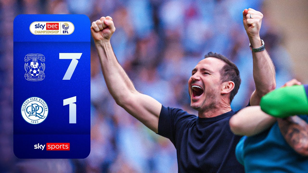 Coventry Dominates QPR 7-1 in Record Win! 🤯