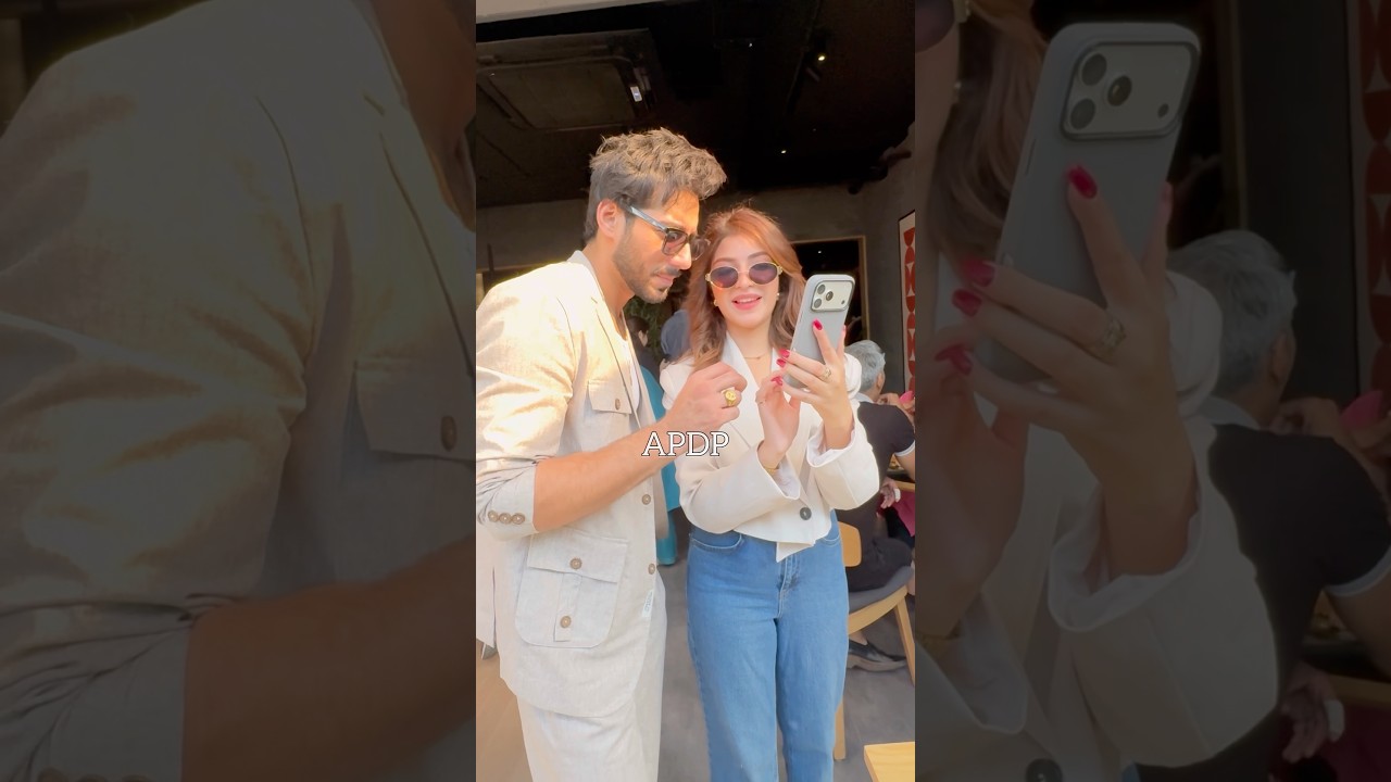 Ali Raza & Kinza Hashmi Spotted at Sunday Brunch