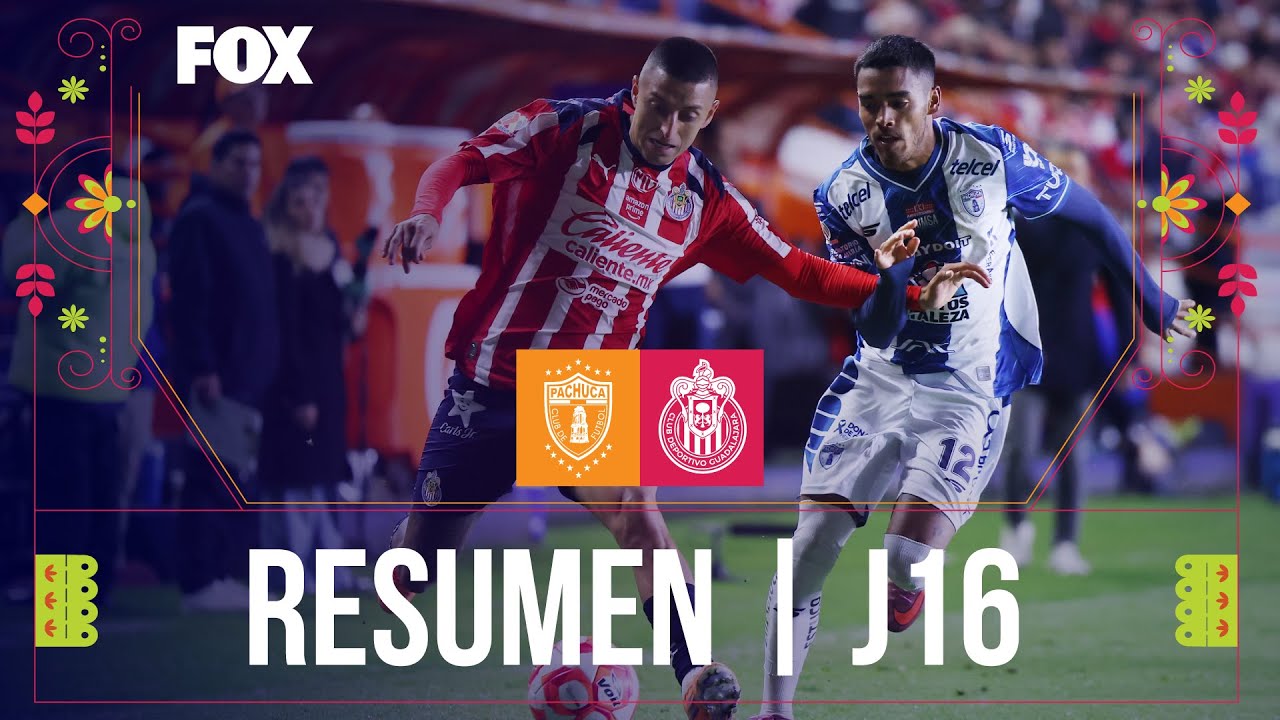 Resumen y Goles: Pachuca vs Guadalajara | Jornada 16 Apertura 2025 ⚽
