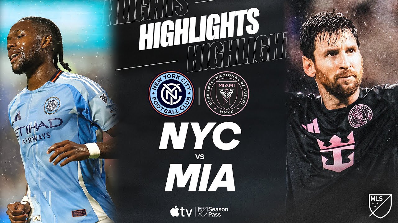 NYCFC vs Inter Miami MLS Playoffs Highlights