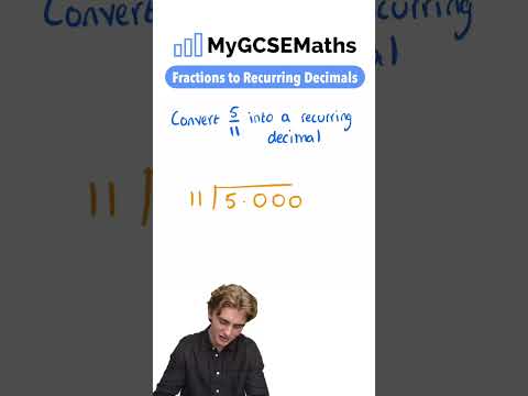 Fractions as Recurring Decimals | GCSE Maths