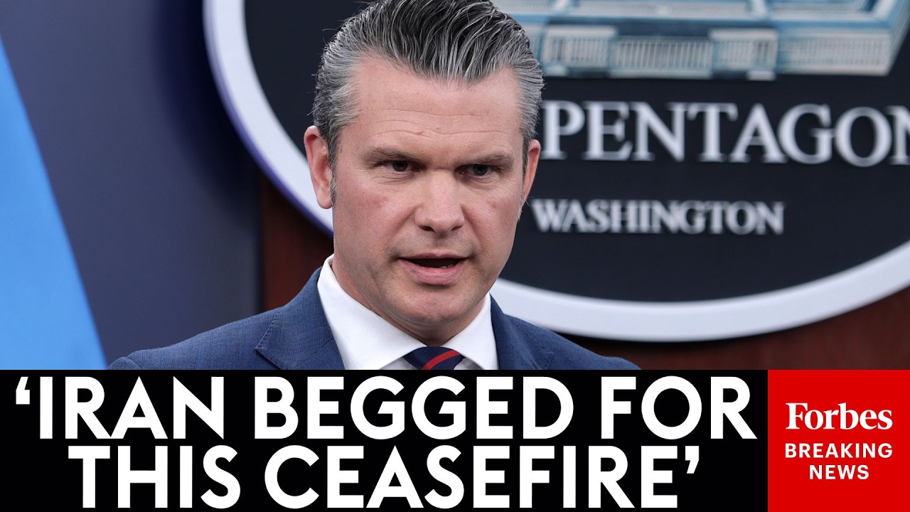 Hegseth & Caine Brief Pentagon on US-Iran Ceasefire 📰