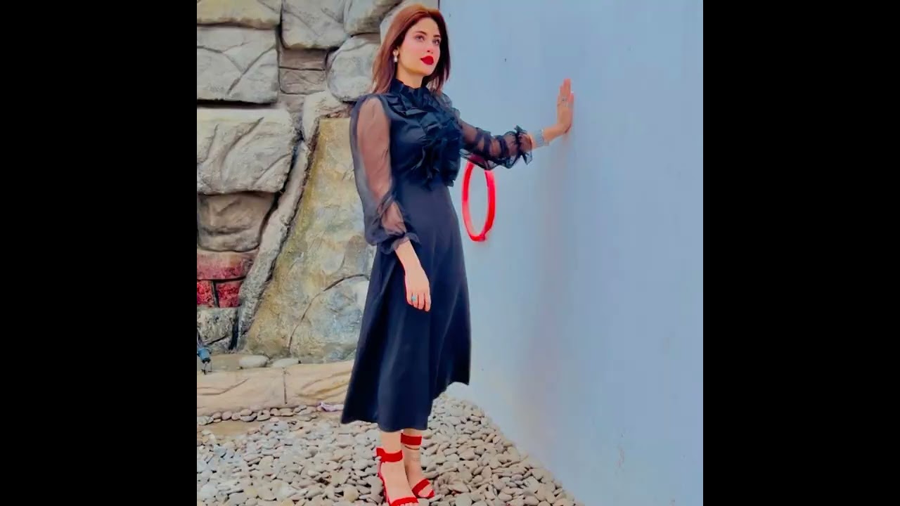 Shahtaj Khan in Elegant Black Dress ✨