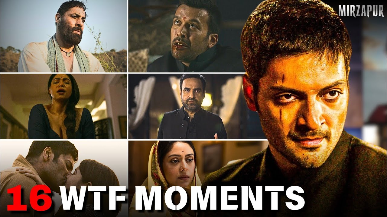 16 Shocking Moments in Mirzapur S3 🎬