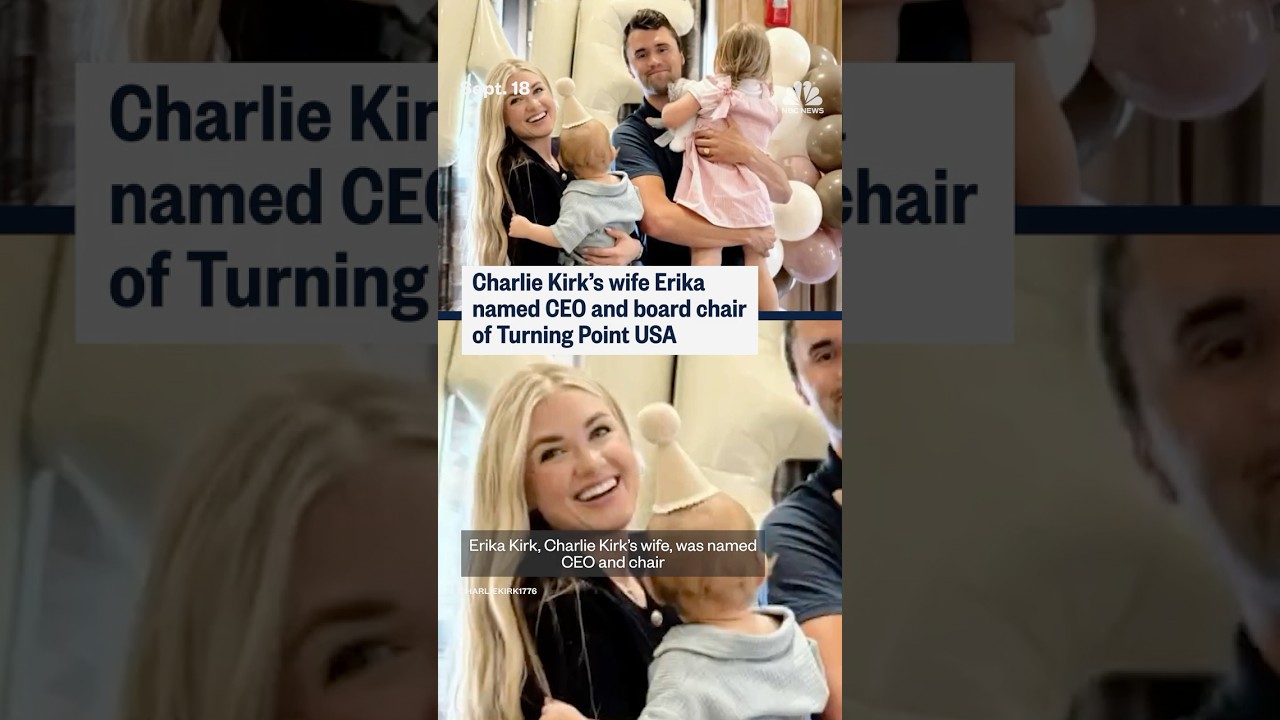 Erika Kirk Named CEO & Chair at Turning Point USA