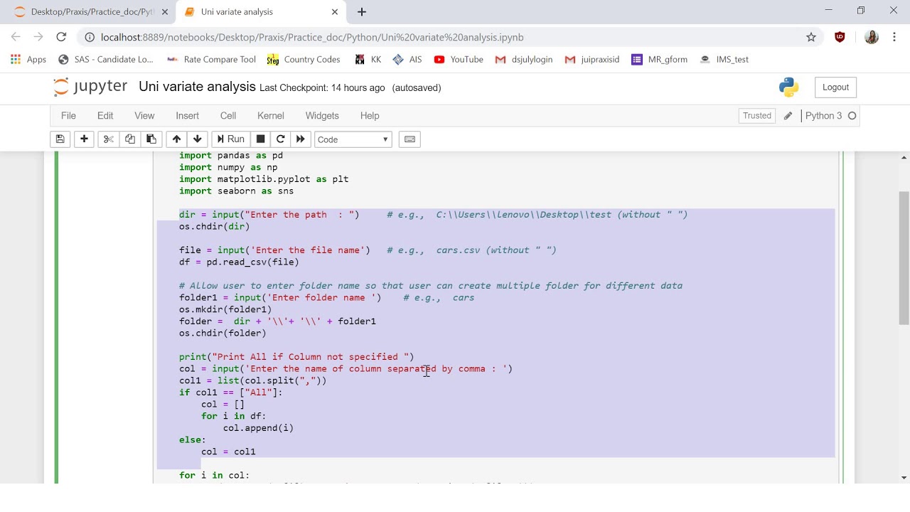 Univariate Data Analysis with Python & Jupyter 📊