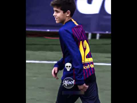 11 Year Old Pau Cubarsí  was INSANE! 🤯 #cubarsi #barcelona #laliga #spain #injury