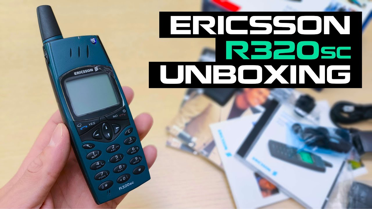Ericsson R320sc Unboxing 4K - Review - Full Pack with all accessories