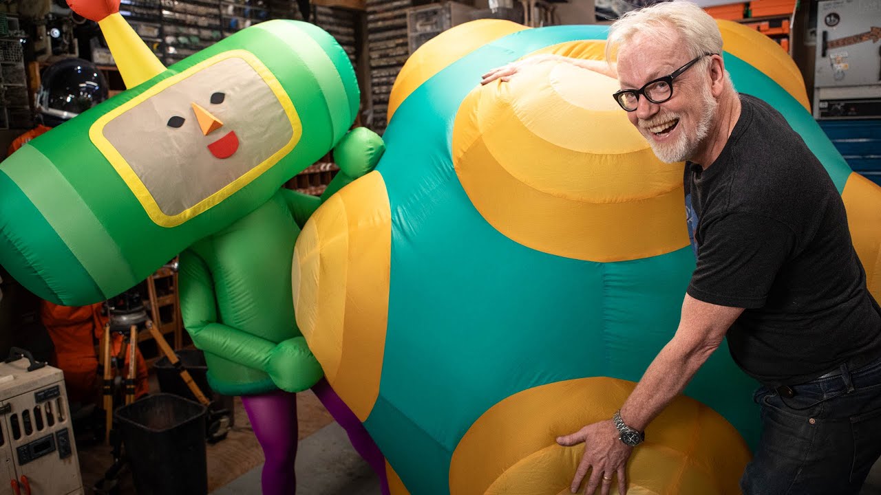 Adam Savage Explores How Inflatable Costumes Are Made 🎈