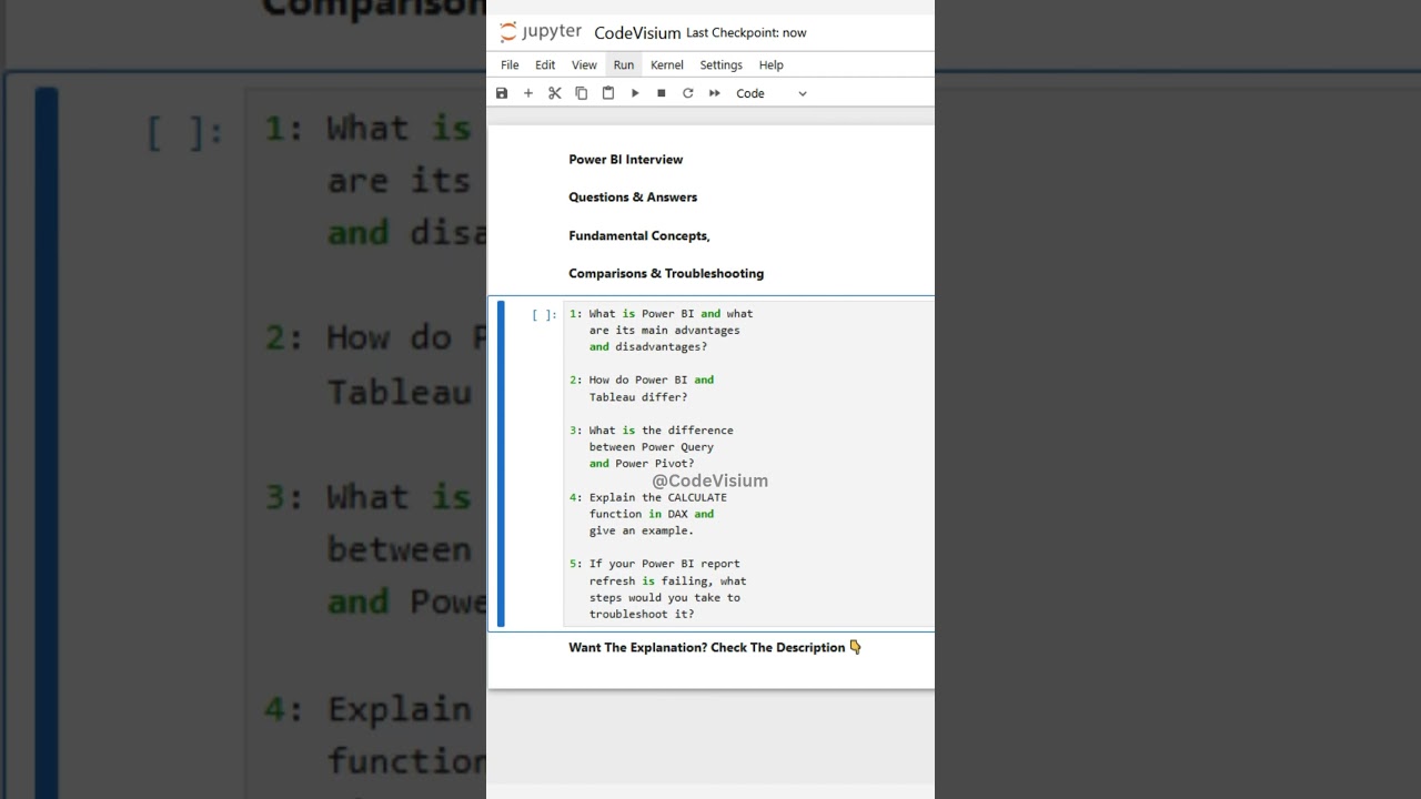 Power BI Interview Q&A: Fundamentals & Troubleshooting 🔥