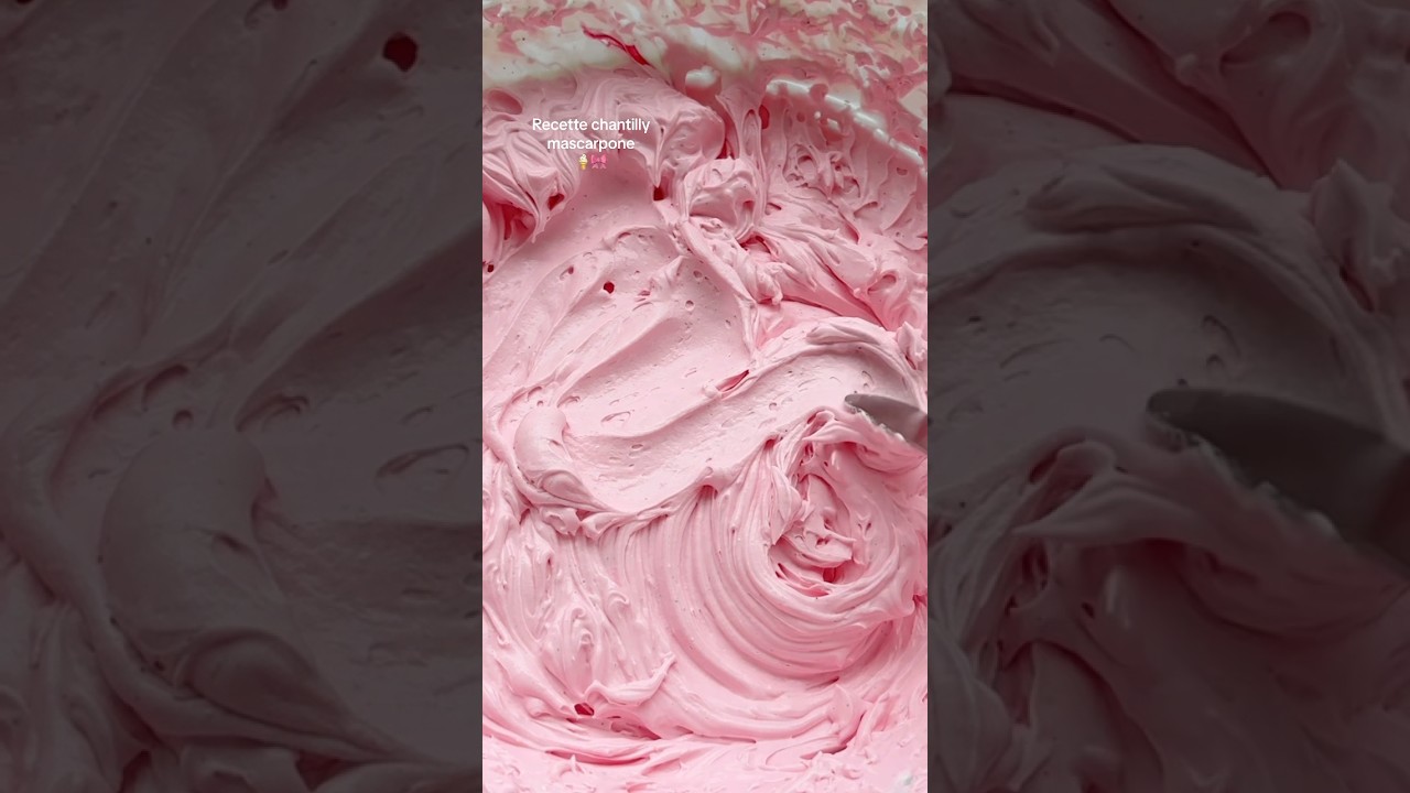 Recette Facile de Chantilly Mascarpone pour Layer Cake