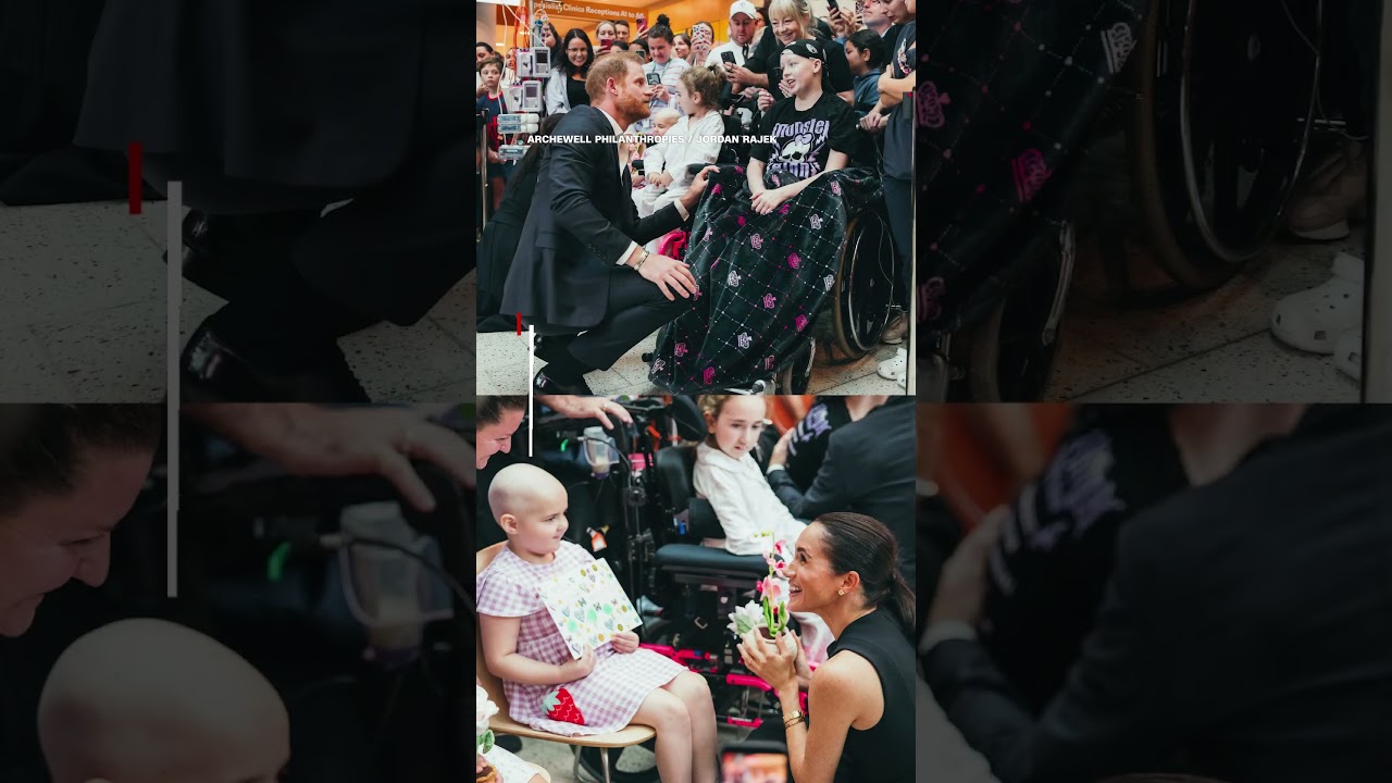 Harry & Meghan Visit Royal Children’s Hospital in Melbourne to Start Australia Tour