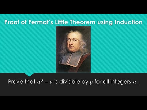 Proof of Fermat's Little Theorem using Induction