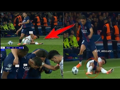 Hakimi Llora tras Entrada de Luis Díaz en PSG vs Bayern 😢