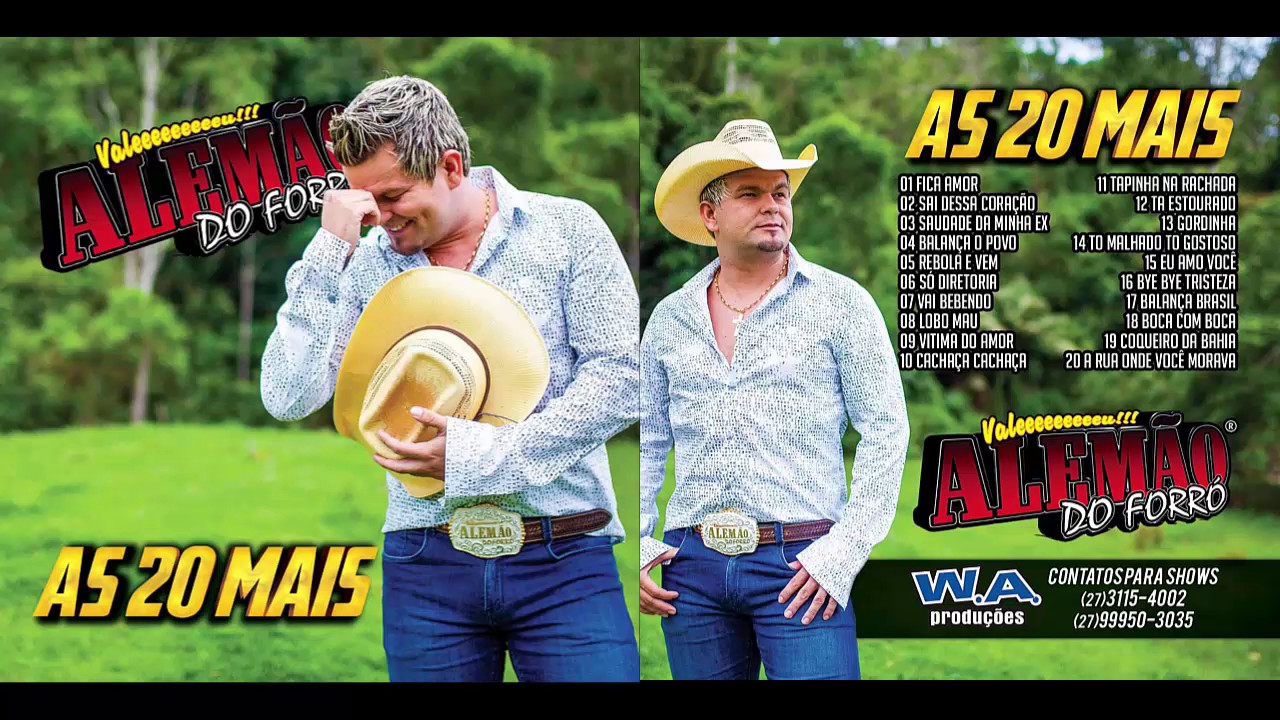 Alemão do Forró - Fica Amor [CD AS 20 MAIS]