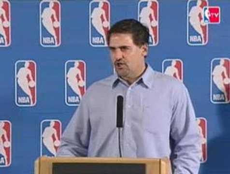 Mark Cuban's Emotional Moment at Nowitzki's MVP Press Conference