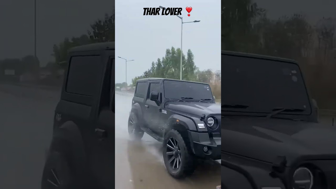 Thar Lover’s Stunning Black Modified Scorpio 🚗
