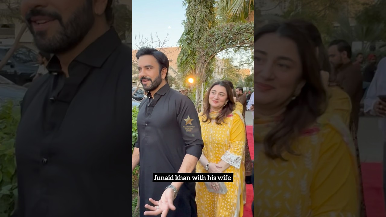 Junaid Khan and Wife Celebrate Iftaar with Sultana Siddiqui at HUM TV 🌙