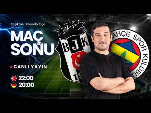 ⚽ Beşiktaş 2-3 Fenerbahçe DERBİ Sonu Canlı Yayın | Kadıköy Boğası Serhat Akın Değerlendiriyor