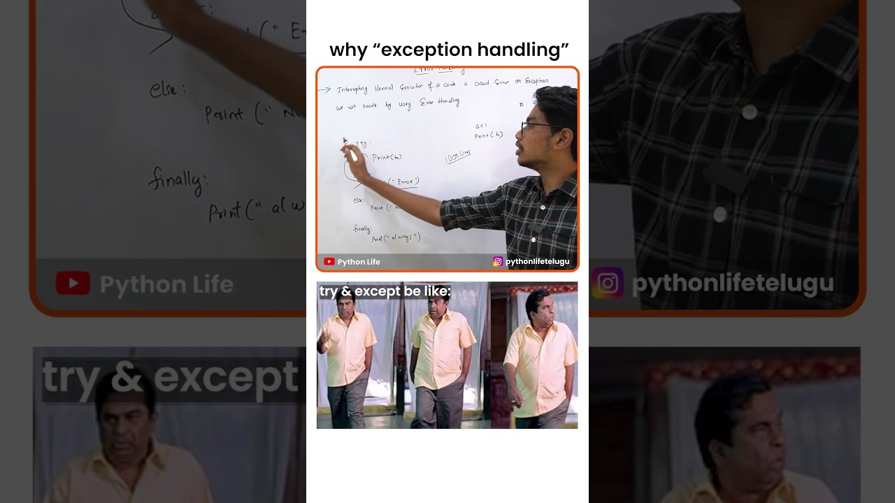 Why Exception Handling | Python Telugu