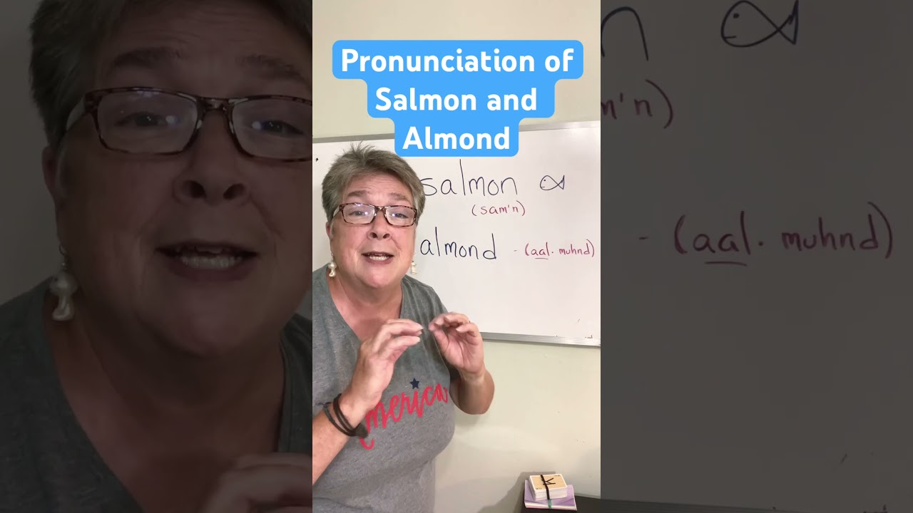 Salmon and Almond #pronunciation  #languagelearning #easyenglish #english #wnglishspeaking