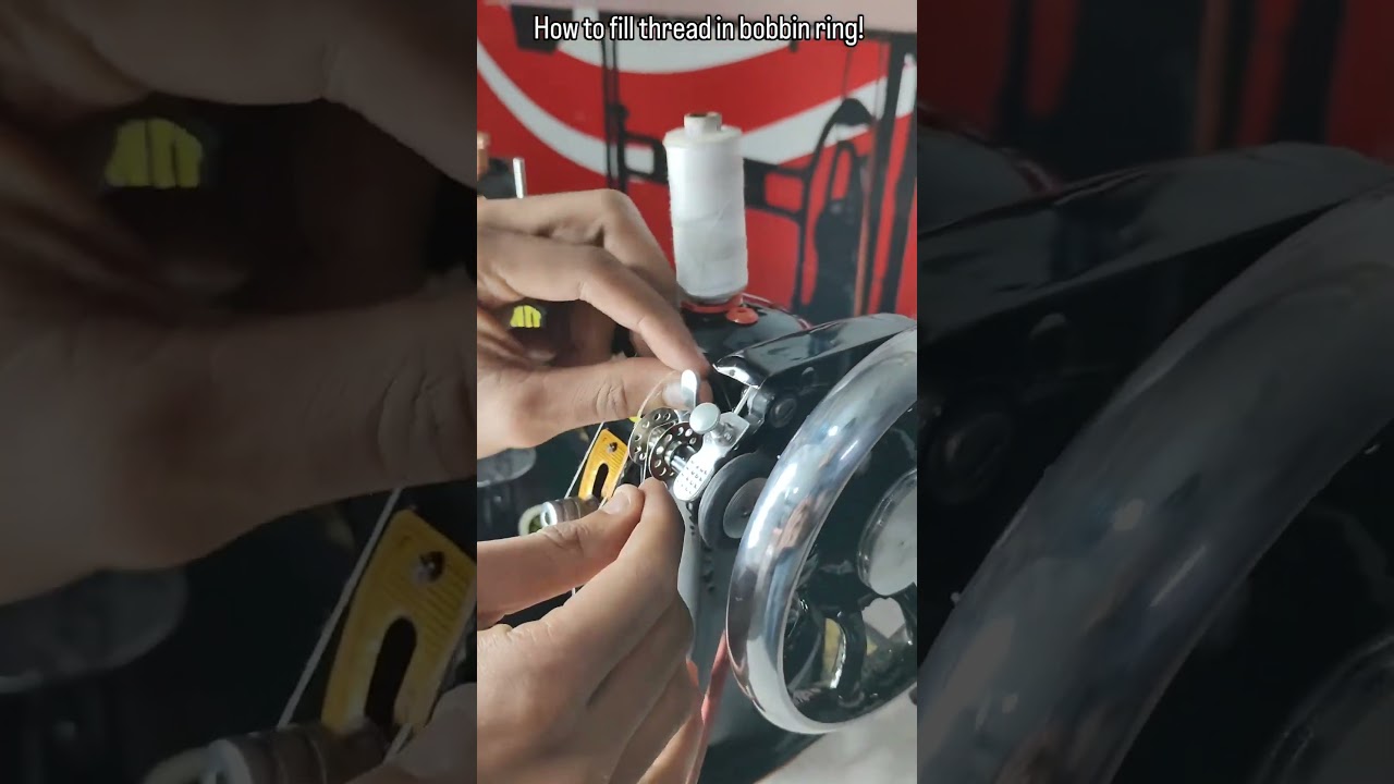 Guide to Filling Thread in Bobbin Ring for Sewing Machines