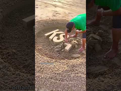 #ksa #السعودية #كتابة_على_الرمل #shorts #عمر_المغربي #beach