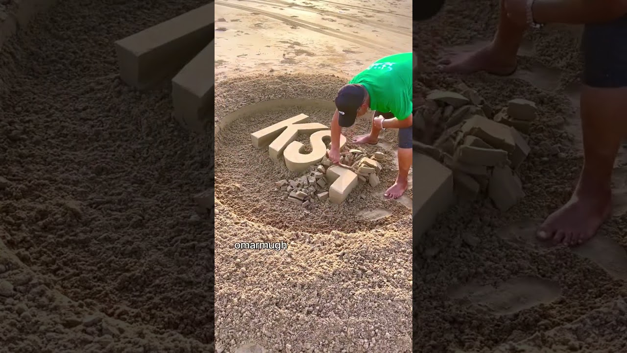 اكتشف فن كتابة الرمال على شواطئ السعودية 🏖️