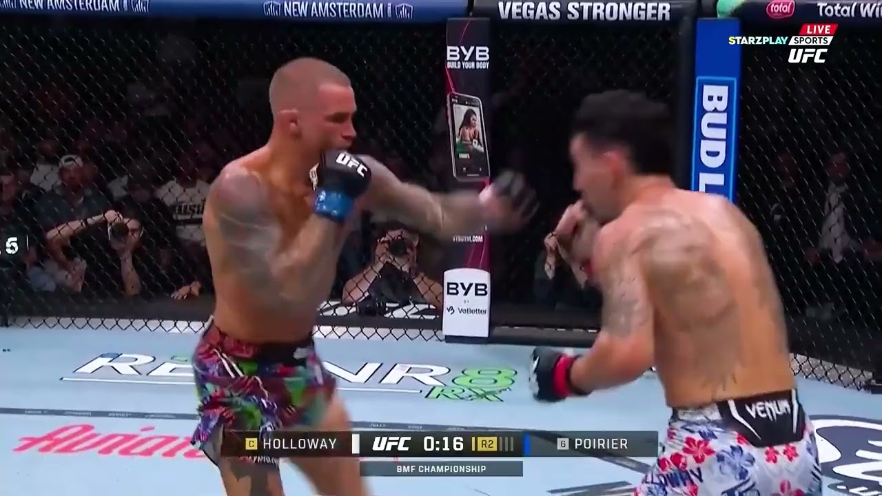 هولواي يُسكت الجميع ويفوز على بورييه في UFC 318