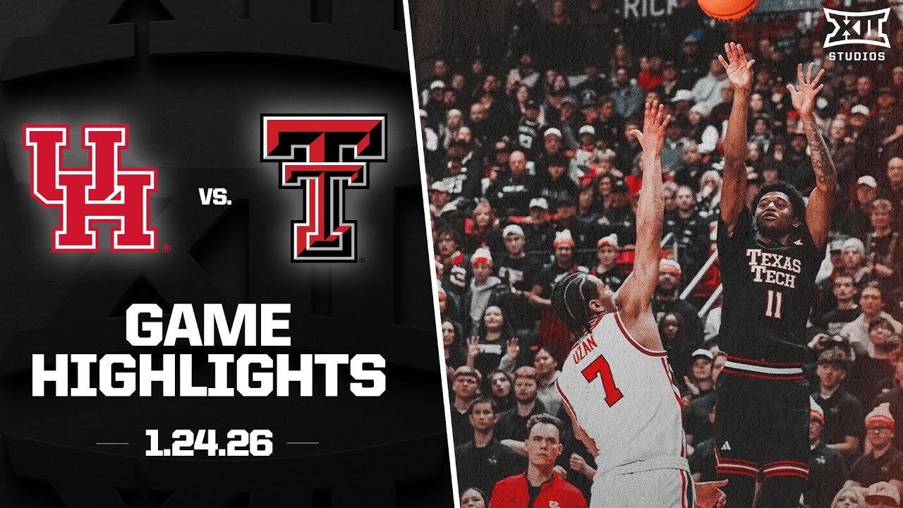 Houston vs. Texas Tech Highlights | 2025-26 Basketball 🏀