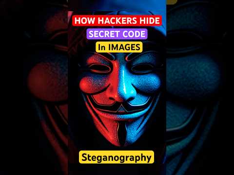 How Hackers Hide Secret Messages Inside Images using Steghide 🔥 #viralvideo #trending #ytshorts