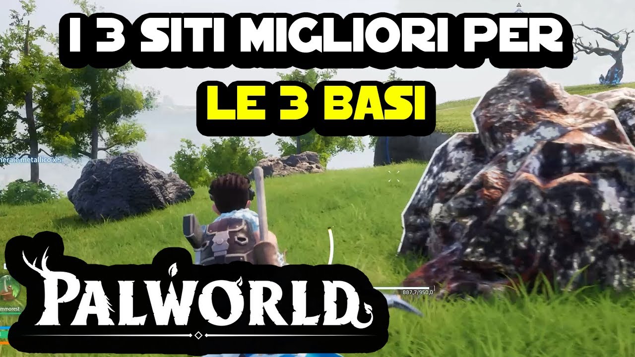 Palworld: Top 3 Locations to Build Bases & Collect All Minerals 🪙