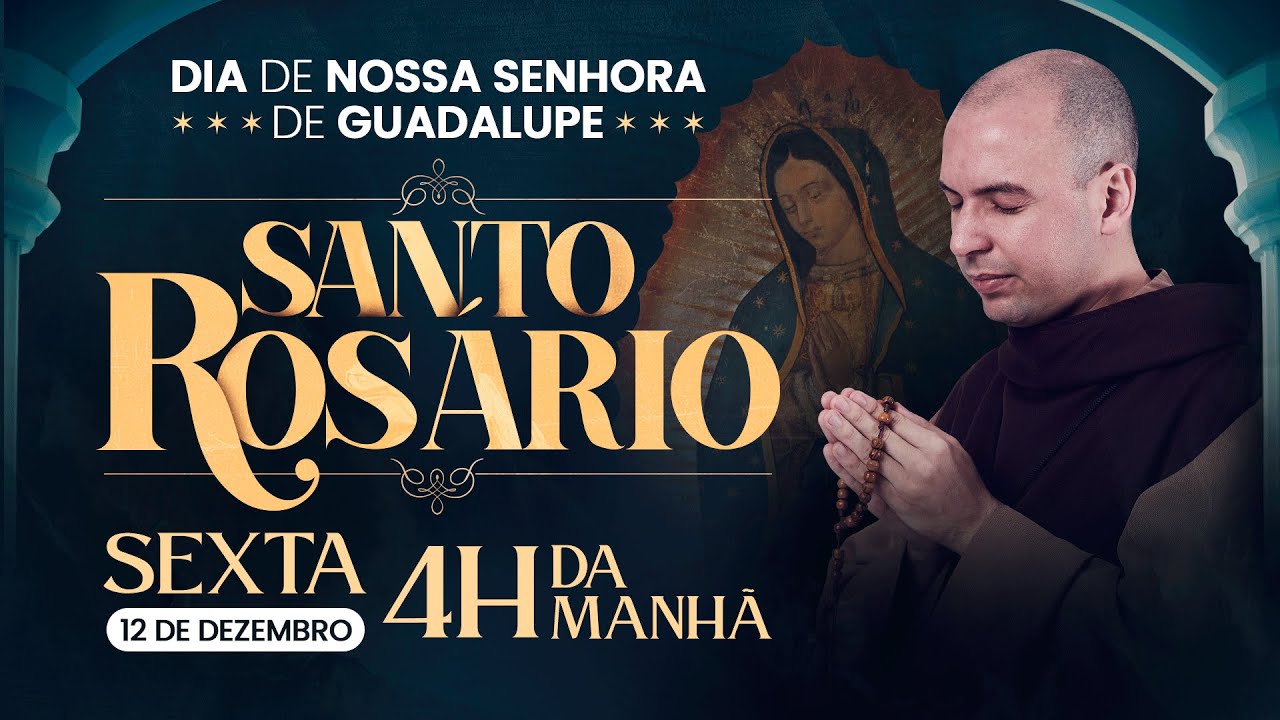 Live Santo Rosário na Sexta às 04:00 🕓