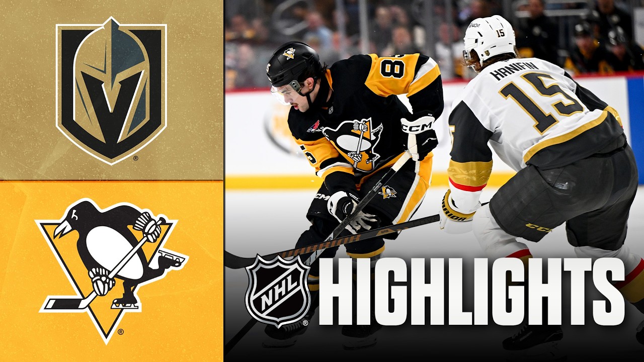 Golden Knights vs. Penguins | NHL Highlights | March 01, 2026