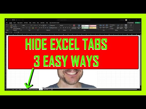 EASY: Hide Worksheet Tabs in Excel Workbook