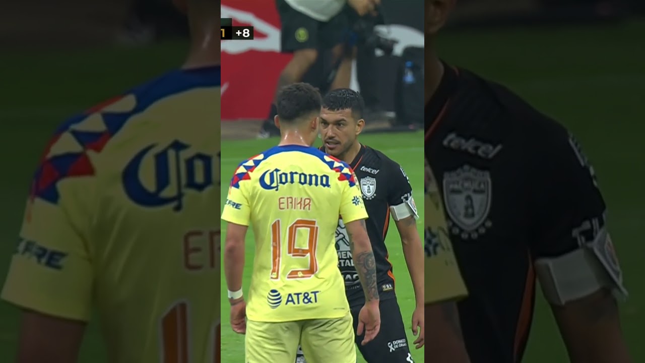 ¡Se desata la pelea en el América vs Pachuca! ⚽🔥